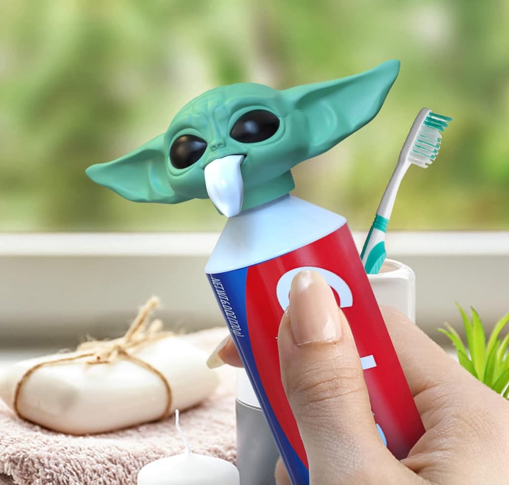 Baby Yoda Toothpaste Topper 